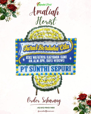 Papan Bunga Duka di Latta