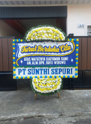Papan Bunga Duka di Latta
