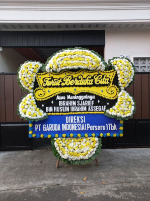 Papan Bunga Duka di Latta